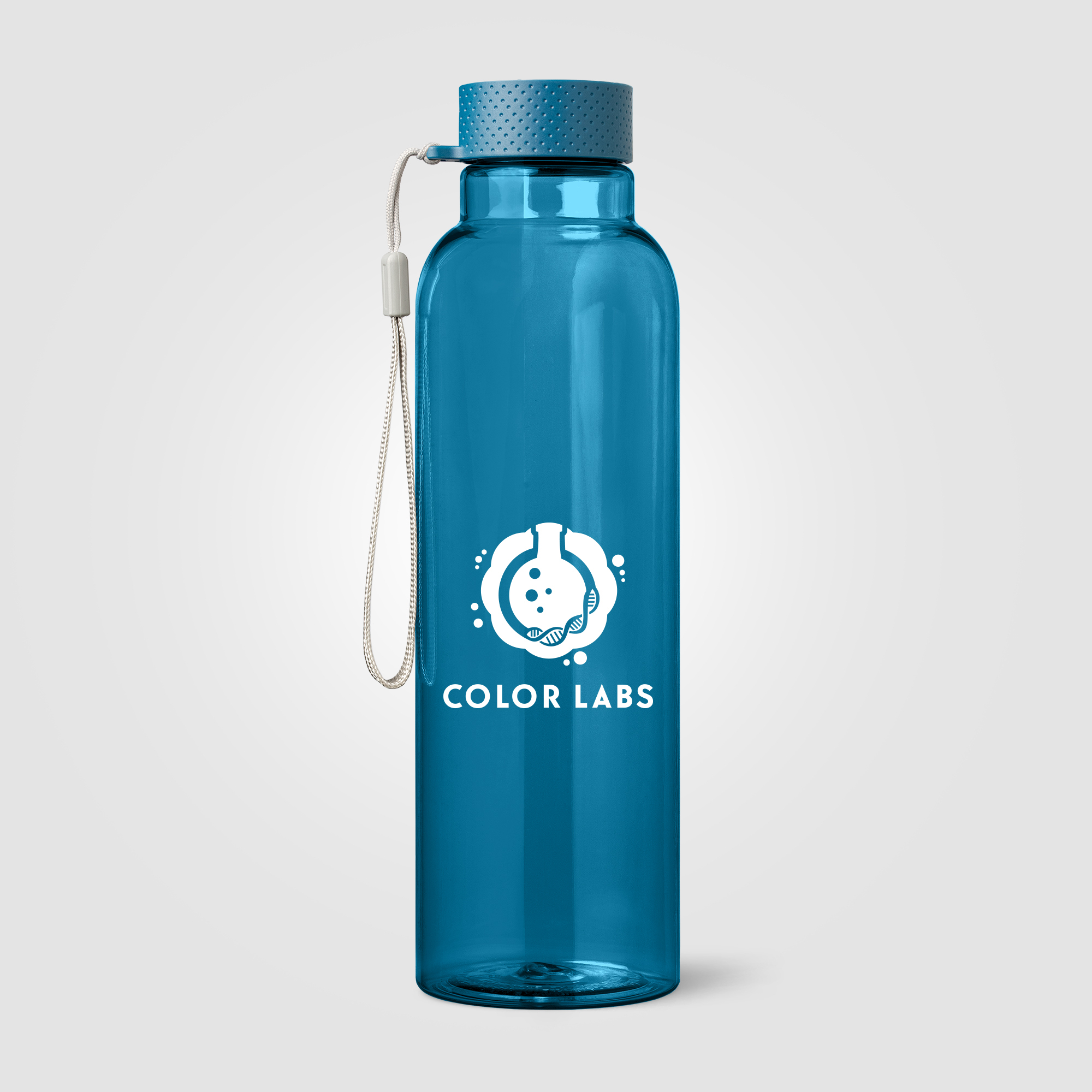 Gourde en rPET 710 ml personnalisable Aura Bleu marine